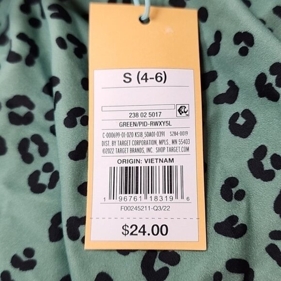 Women's Spotted Print Scoop Neck Tankini Top | Kona Sol | Small - Picture 6 of 8